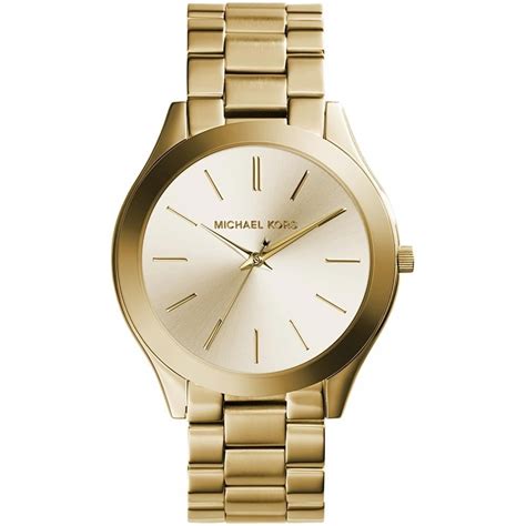 gold watches for women michael kors slim|Michael Kors gold watch price.